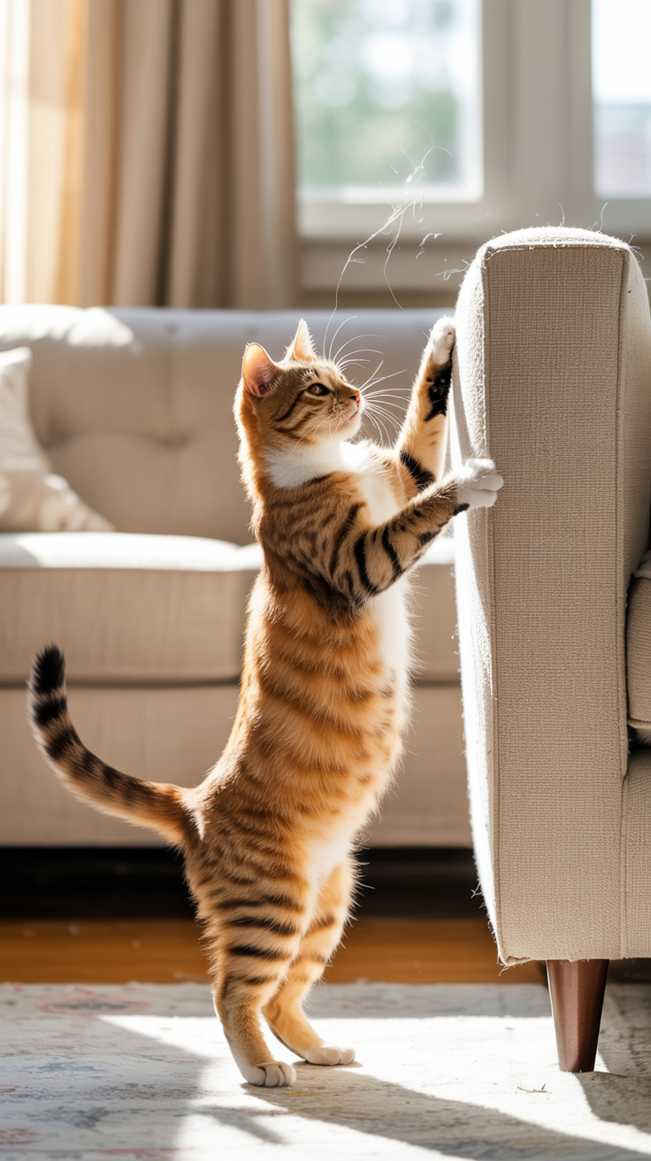 How To Stop Your Cat From Scratching Furniture