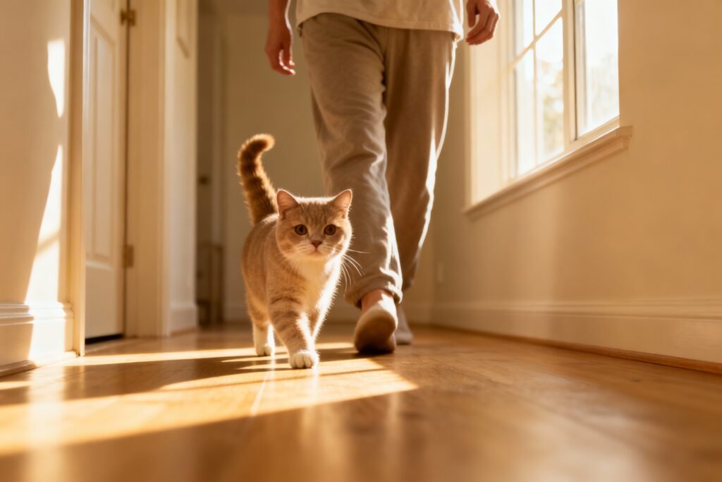 Why Your Cat Follows You Everywhere