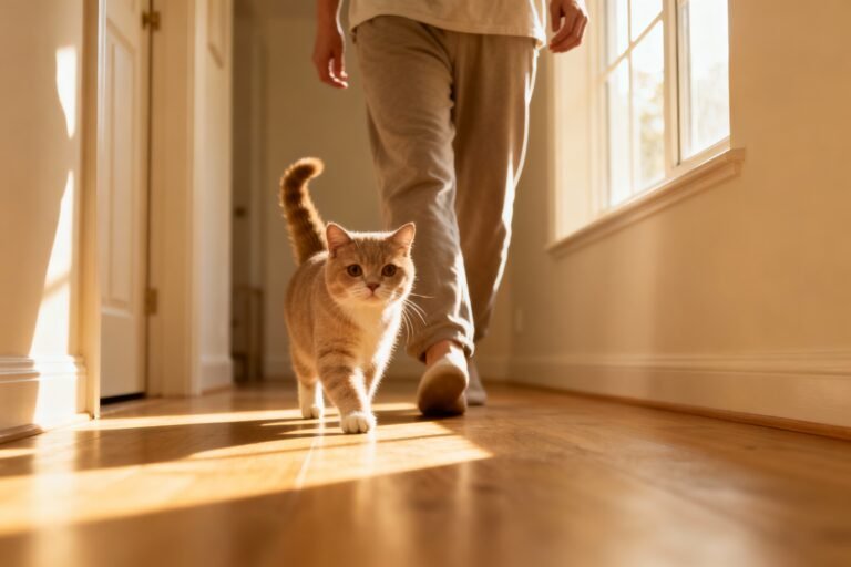 Why Your Cat Follows You Everywhere