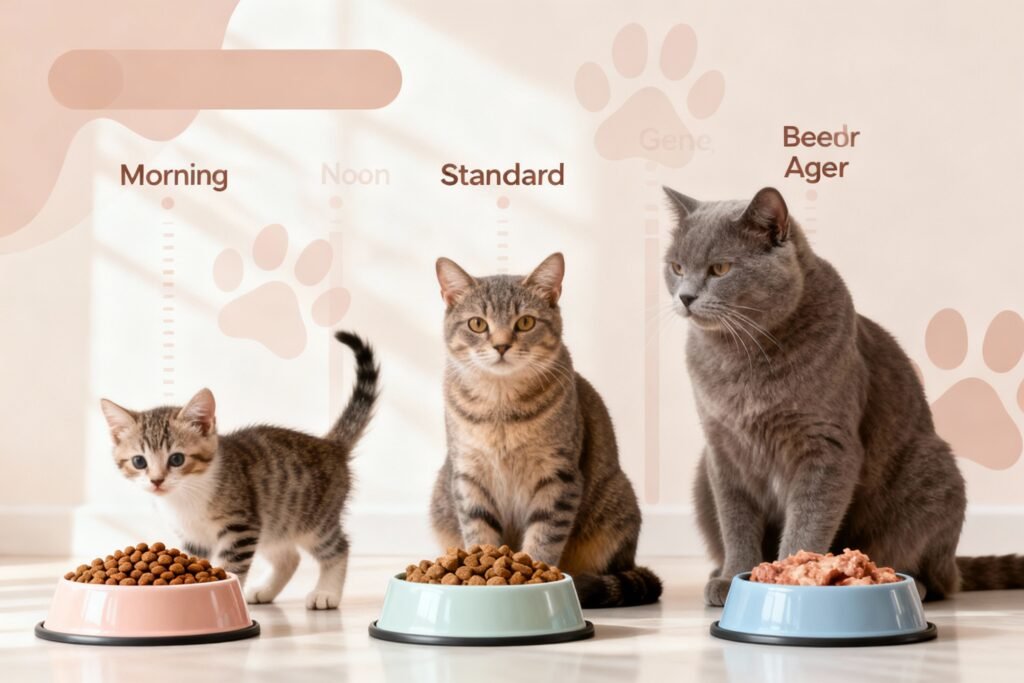 Cat Feeding Schedule for All Ages – Keep Your Kitty Healthy & Happy!