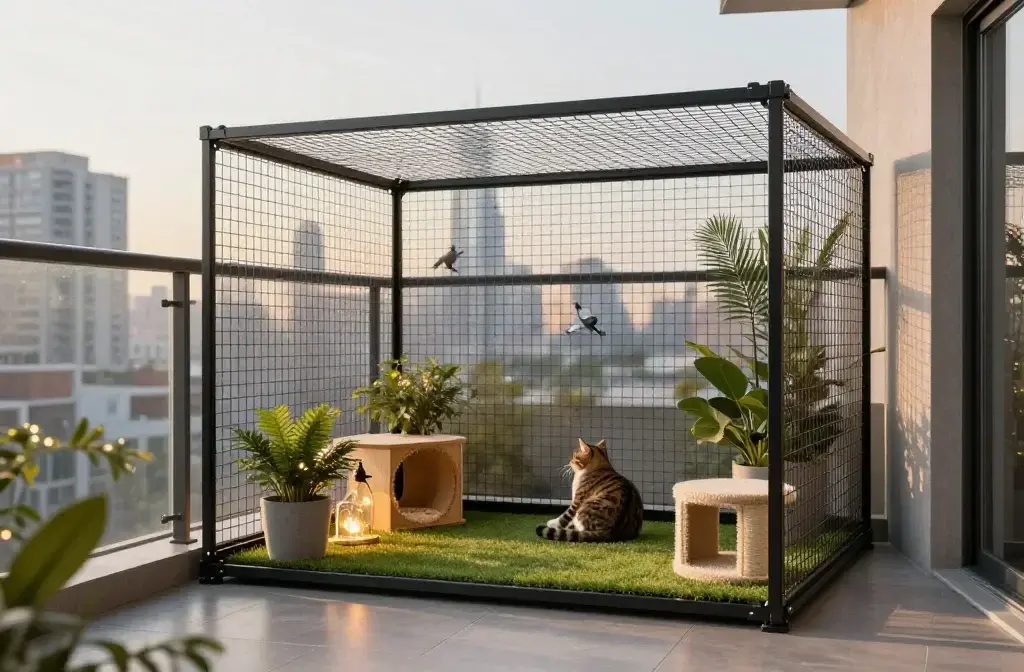 The Ultimate Guide to How to Create a "Catio" (Cat Patio) on a Apartment Balcony