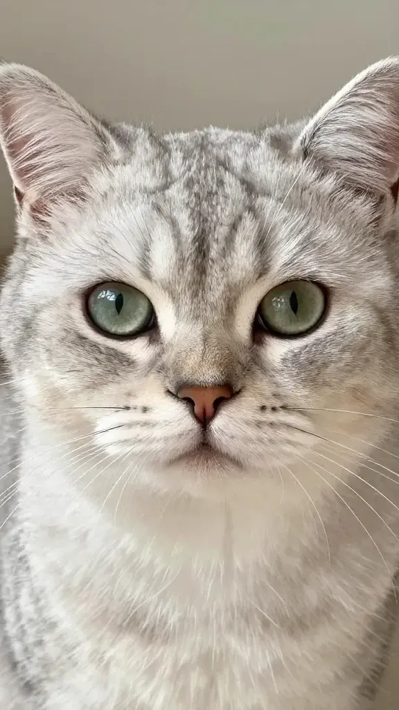 close-up cat forehead bunting human hand, shallow depth