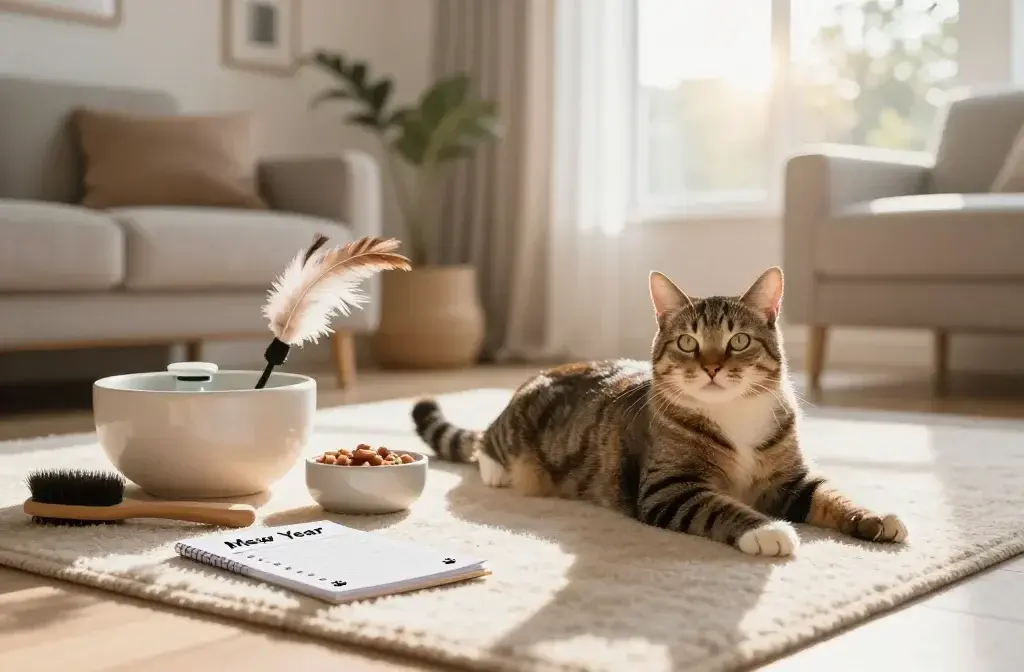 Celebrating Your Cat'S "Mew" Year: Setting Intentions for Their Health & Happiness.