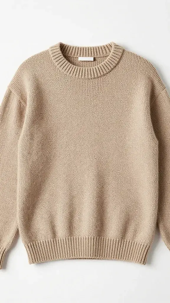 thrifted 100% wool sweater, rubber bands, bowl mold