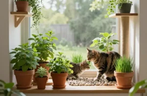 Purrfectly Wild: Creating a "Sensory Garden" for Cats with Safe, Cat-Attracting Plants.