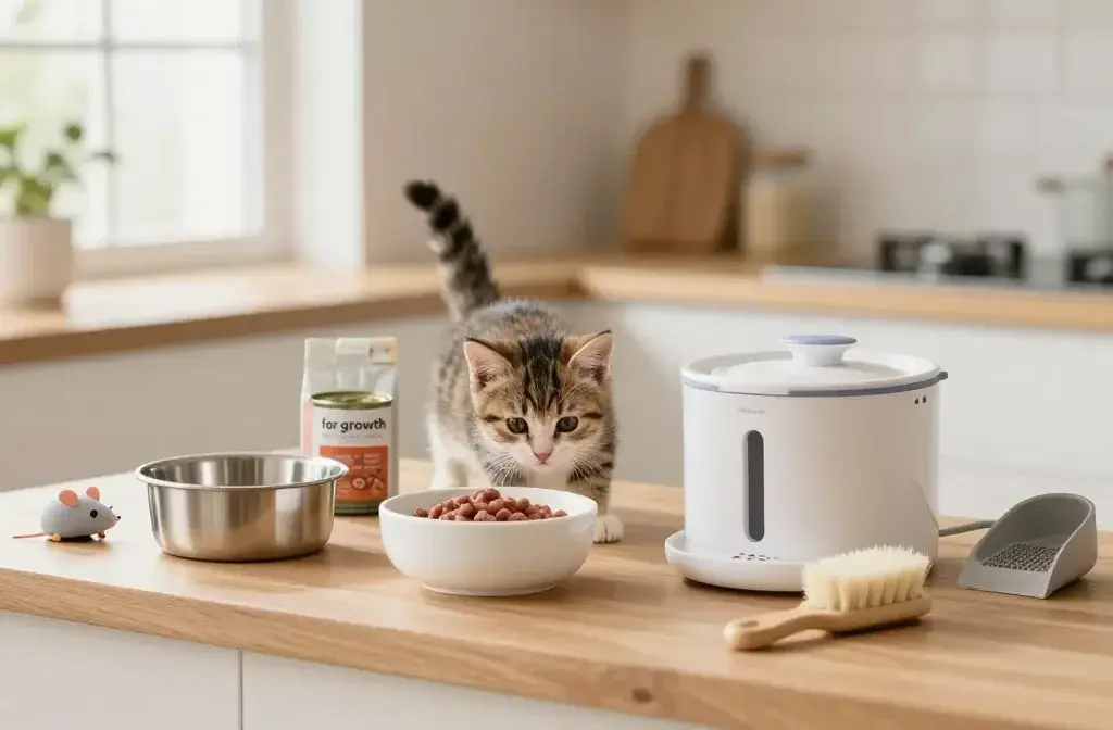 Viral Guide Building a "Kitten Starter Kit": Essential Products for the First 30 Days.