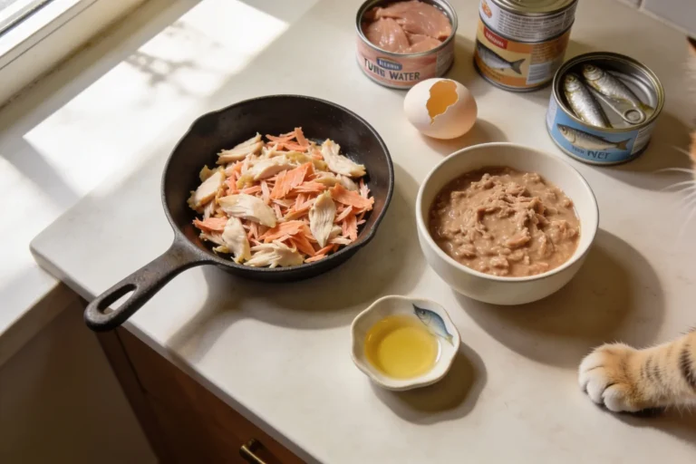 Simple Homemade Cat Food with Pantry Ingredients That Work